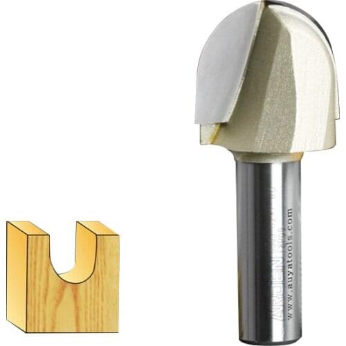 Drill Round Nose Bit Cove Box Woodworking Cutter Arden Router Bit - 1/2*3/8- 1/2" Shank - Arden A0503158