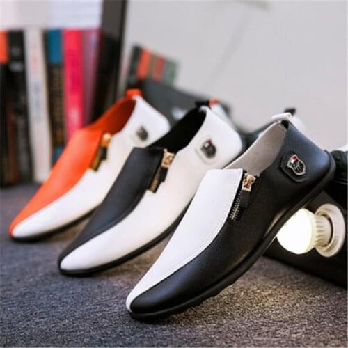 Loafers Men Casual Shoes Flats Lace-up Driving Shoes Mocassin Homme Formal Dress Sneakers Zapatos De Hombre Fashion Flats Comfy