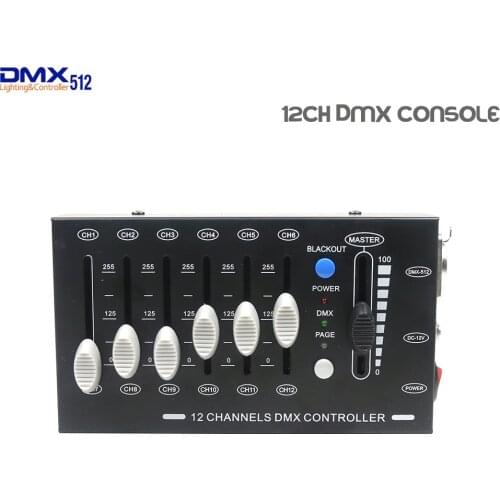12 channels DMX Controller DJ Controller Mini Console For Stage Light Effect Home Entertainment KTV Party Lights