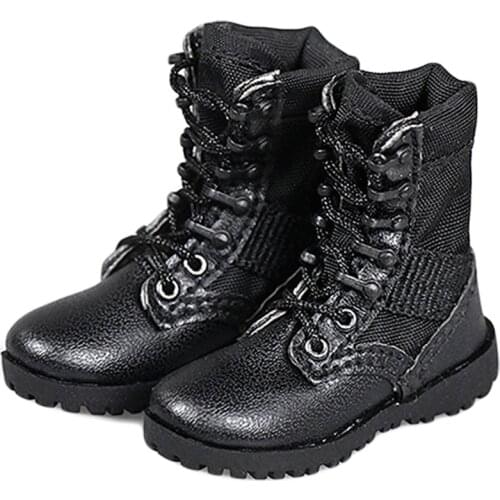 1/6 Female Soldier Model Accessories 12-inch Movable Doll Military Shoes Hollow Handmade Combat Boots