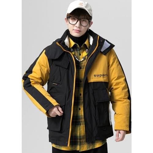 2021ss Men and women youth tide brand down jacket fashion high street white duck down warm high quality Casual Down jacket