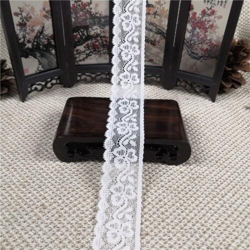 R5024H New High Quality Beautiful Lace Ribbon Tape 3.2cm Lace Trim DIY Embroidered For Sewing Decoration African Lace