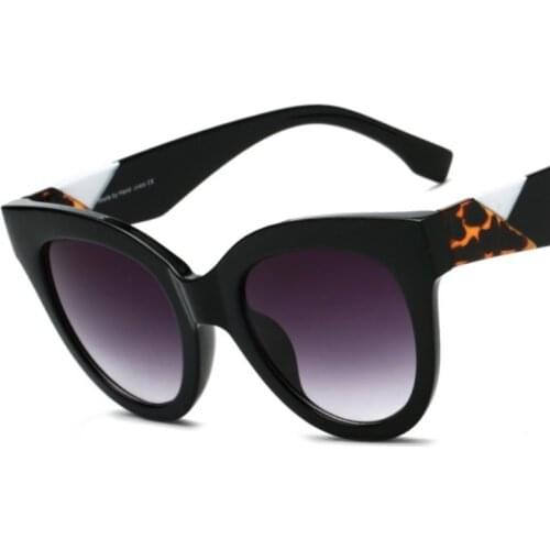 2019 Colorful Cateye Women Sunglasses Vintage Fashion Ladies Cat Eye Sun Glasses