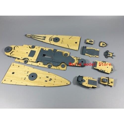 TMW 1/350 Scale Wooden Deck for Mini Hobby 80601 German Battleship Bismarck