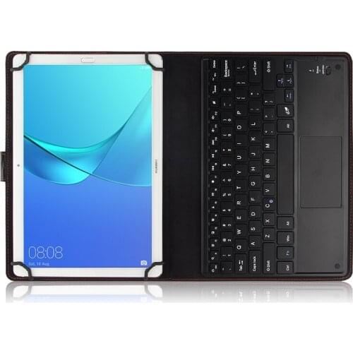 Universal 9.7'' -10.5'' Tablet Cover Removable Wireless Bluetooth Keyboard Case for Samsung Galaxy Tab S 10.5 Inch T800 T805+Pen