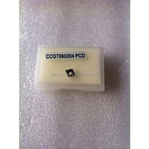 2PCS PCD Inserts CCGT060204 PCD Suitable For Lathe Tools