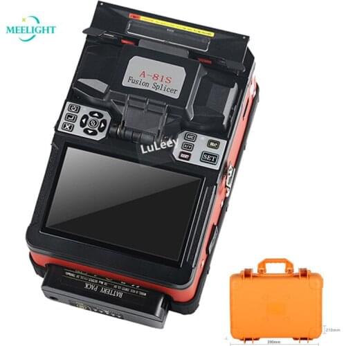 1set high precision automaticFiber Fusion Splicer Suitable cable jumper cord pigtail 9s connection time 300 times magnification