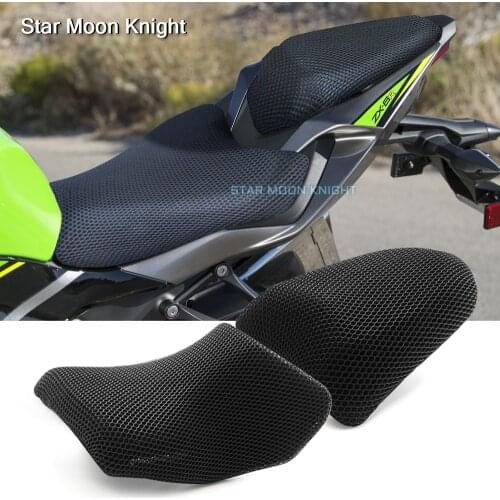 Motorcycle Protecting Cushion Seat Cool Cover For KAWASAKI ZX6R ZX-6R ZX 6R 2007 - 2021 Fabric Saddle Seat Cover Accessories