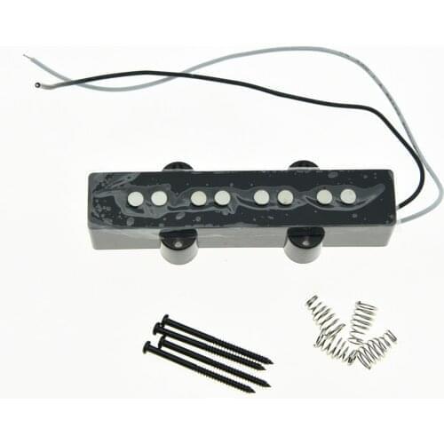 KAISH Black J Bass NECK Pickup 8.0K Bass Pickups for 4 String Jazz Bass Guitar