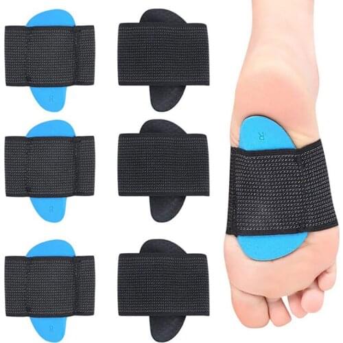 1pair Absorb Shocking Foot Arch Support Plantar Fasciitis Heel Pain Aid Feet Cushioned Relief Shock Healthy Care