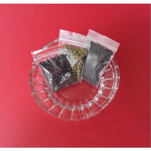 100pcs/lot high quality Transparent PE Zip Lock jewelry Gift storage Bags, 5*7cm clear plastic dust bags for jewelry packaging