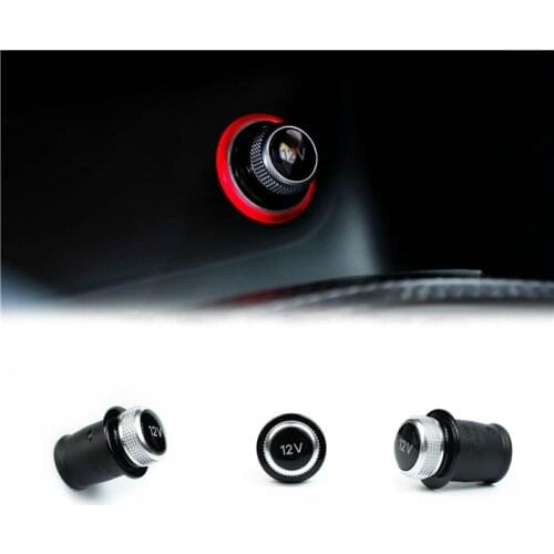 12V Chrome Plated Cigarette Lighter Plug Cover 8wd919311 Decoration Accessories For VW for Audi A3 A4 A5 A6L Q3 Q5 RS7