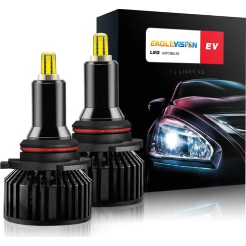 2 Pcs Auto Lamp H7 H11 9005 9006 9012 Car Led Lights 6000K 18000LM 60W Highlight Spotlight 360° Waterproof LED Headlight