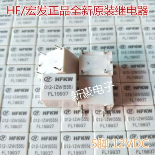 2pcs/lot New HFKW 012-1ZW (555) 5PIN 12VDC window glass automotive