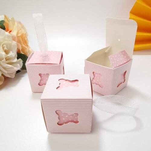 20/50Pcs Cute Bear Candy Dragee Gift Box Wedding Birthday Party Decorations Kids Baby Shower Decor DIY Festival Party Supplies