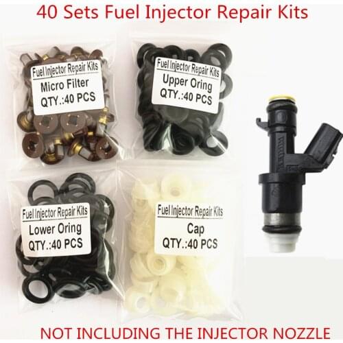 40sets Fuel Injector Repair Service Kits For Parts#16450 R40 A01 For Honda Car Auto Parts Replacement For AY-RK205
