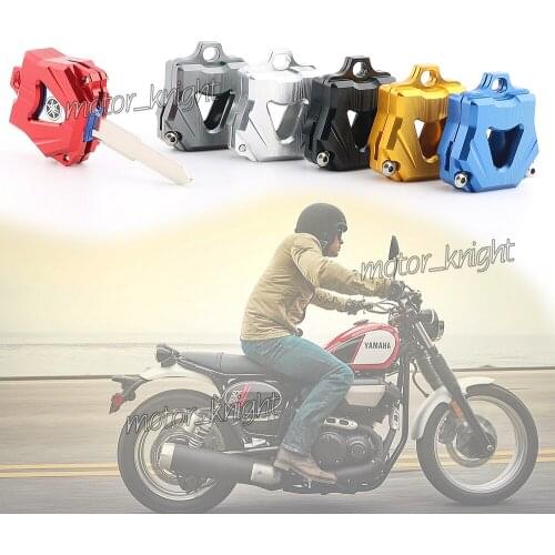 Motorcycle CNC Aluminum Key Ring Cover Key Set Key Fixture For YAMAHA YZF R25 R125 R1M R6 XJR1200 SR400 XVS400 XV950 XSR900/700