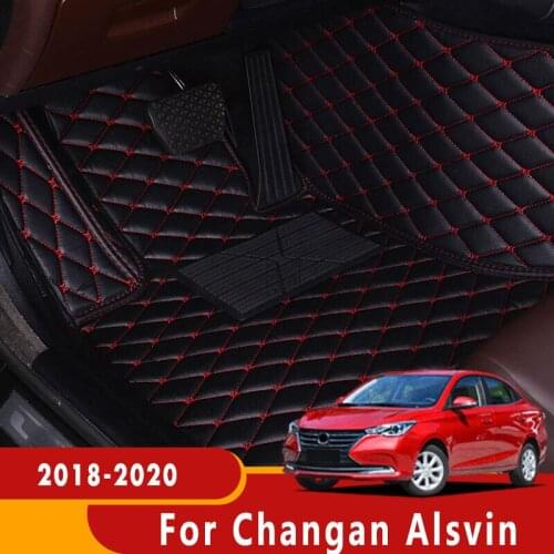 Car Floor Mats For Changan Alsvin 2018 2019 2020 Carpets Auto Interiors Parts Accessories Styling Floorliners Automobiles Pads