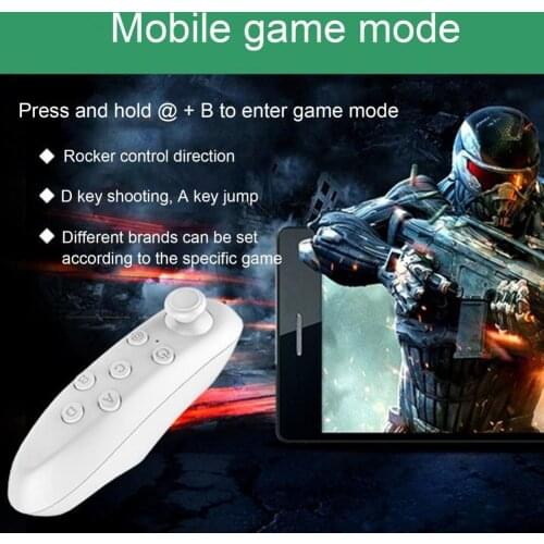 Wireless Bluetooth Gamepad Update VR Remote Controller For Android Joystick Game Pad Control For 3D Glasses VR