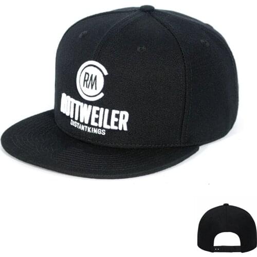 High quality RM ROTTWElLER embroidery hip hop baseball cap %100 cotton unisex outdoor leisure sports sun hat dad snapback cap