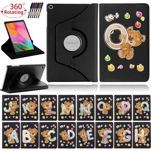 360 Degree Rotating Tablet Case for Samsung Galaxy Tab A7 10.4 Inch/Tab A 10.1 T510/T515/Tab S6 Lite/p610 Cover Case + Stylus