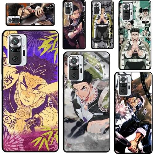 Gyomei Himejima Kimetsu no Yaiba For Xiaomi Redmi Note 9 Pro 8 9S 8T Note 10 Pro Phone Case For Redmi 9T 9A 9C 7A 8A Cover
