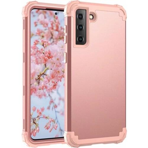 Funda Case for Samsung Galaxy S21 Ultra S20 FE A52 A72 A51 A71 Note 20 Ultra 3 in 1 Anti-Drop Coque Protective Phone Case Cover