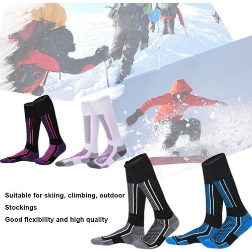 Childrens Plus Thick Warm Towel Socks Winter Warm Soft Kids Girls Thick Sock Skiing Sports Hiking Outdoor Climbing 31-38 Yards
