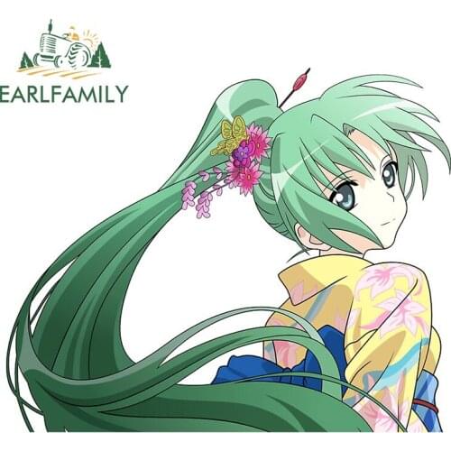 EARLFAMILY 13cm x 10.8cm for Kimono Mion Sonozaki Car Sticker Surfboard Vinyl Creative Decal Sunscreen Waterproof Car Styling