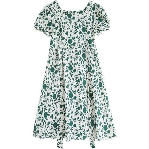 Elegant Women Clothes Pastel Vacation Vestidos Boho Luxurious Trendy Ukraine A-line Slim Waist Summer Korean Dress Women