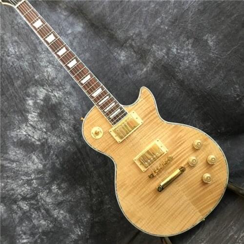 New Top quality Natural wood color electric guitar,hand made 6 stings guitar, Rosewood fingerboard gitaar