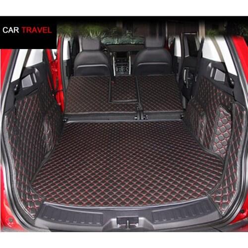 Good mats! Special trunk mats for Land Rover Discovery Sport 5seats -2014 waterproof boot carpets cargo liner,Free shipping