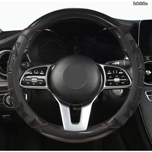Kokololee Microfiber Leather Car Steering Wheel Cover For Toyotas Corolla CHR Avensis RAV4 Auris Yaris Land Cruiser Prado