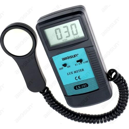 Luxmeter Luminometer Tester Photometer Digital LCD Light Meter ALL SUN LX101