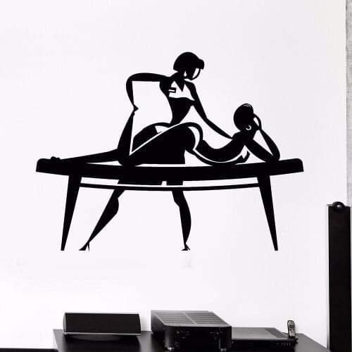 Massage Wall Decal Spa Therapy Relaxation Health Removable Vinyl Art Wall Stickers Beauty Slaon Modern Home Decoration Z380