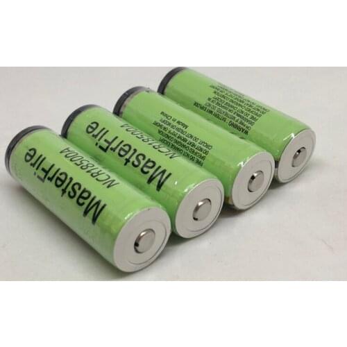 MasterFire 10pcs/lot Original Protected 3.7V NCR18500A 2000mah Rechargeable Battery Li-Ion Batteries Cell with PCB For Panasonic