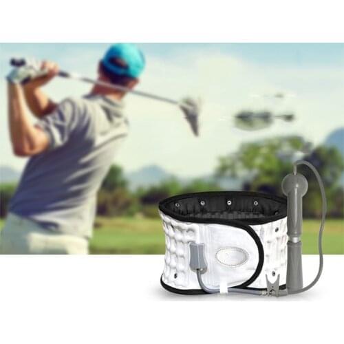 Inflatable belt electric heating hot compress lumbar disc tractor lumbar pain herniation strain waist support men and women