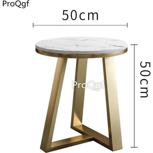 Ngryise 1 Set Minshuku dameter 50cm two choice marble ins style Table