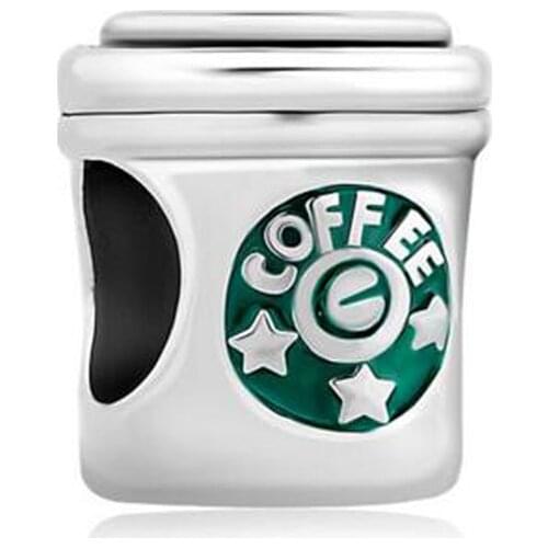 Wholesale 10 Pieces Feminine Jewelry, DIY Beads, Coffee Mug, Golden Beer Mug, Wine, Amulet Beads