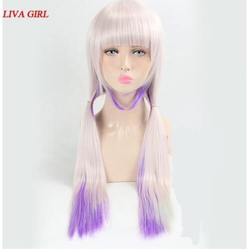 LIVA GIRL Miss Kobayashis Dragon Maid Cosplay Wig Kanna Kamui Costume Play Woman Adult Wigs Halloween Anime Game Hair