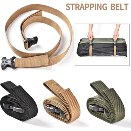 Adjustable Luggage Band Hiking Travel Cargo Storage Belt Family Outdoor Camping Tour Buckle Strap Baggage backpack Stick Straps