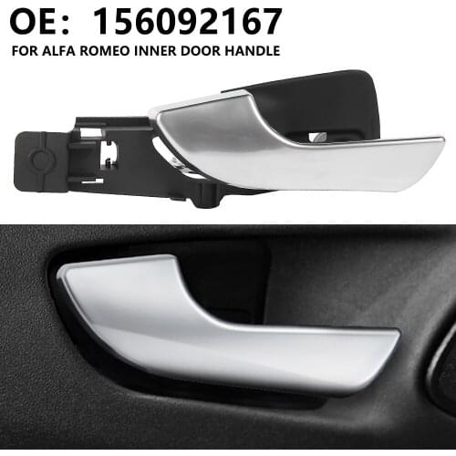 Car Interior Door Handle Left Front Driver Side Internal Handle Professional Accessories OE:156092167 For Alfa Romeo