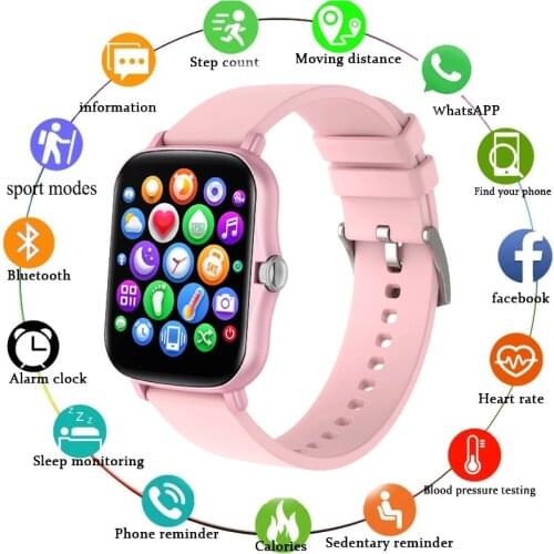 New Y20 smart watch mens IP67 smart watch 24-hour heart rate and blood pressure monitoring HD screen sports ladies smart watch