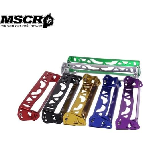 Universal Aluminum Car License Plate Frame Power Racing License Plate Frames Frame Tag Holder MSCRP-YX00506