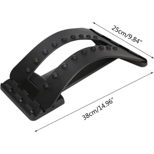 Q1QD Stretcher Lumbar Support Device Posture Corrector For Upper and Lower Back Pain Relief