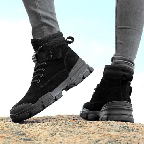 Winter footwear man mens size high leather invierno vintage zapatillas designer boots sports hombre hightop shoe mens with men