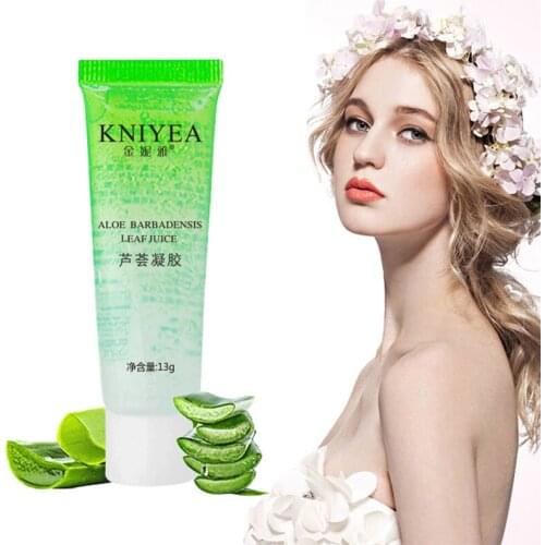 100% Pure Plants Aloe Vera Gel Sleep Mask Hyaluronic Acid Skin Rejuvenation Base Primer Moisturizing Leave-on Skin Care TSLM1