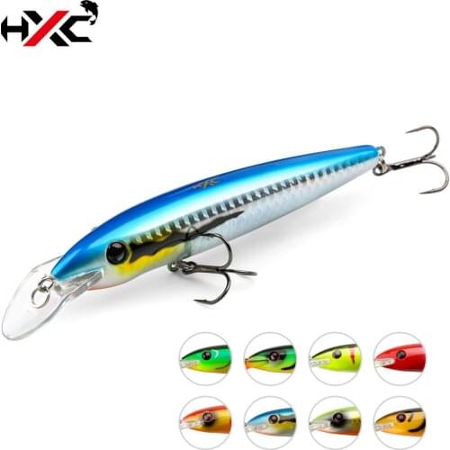 123mm 14g Floating Minnow Fishing Lure Hard Bait Depth 0-2m Artificial Wobbler Crankbait Fishing Tackle Trolling Minnow Lure