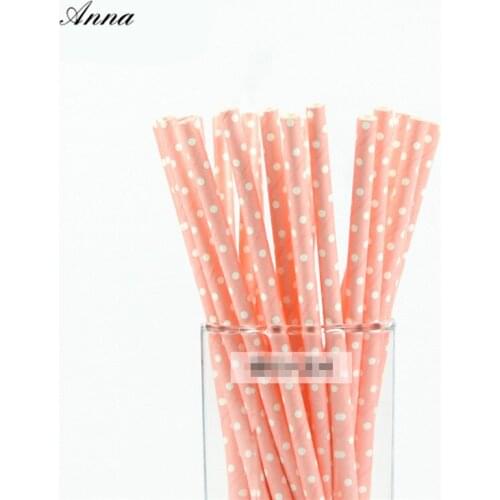 25pcs Paper Drinking Straws StripeParty Wedding Decoration Kids Birthday Baby Shower Christmas Supplies