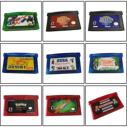 32-bit Super Video Game Compilation Cartridge Console Card for English Language Edition